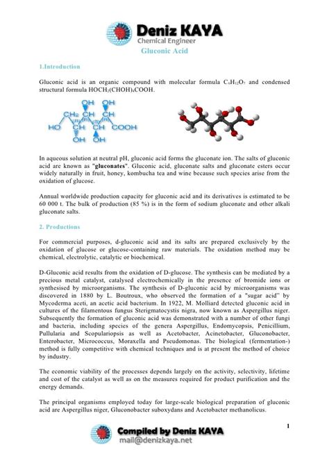 Gluconic Acid