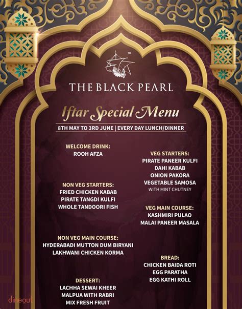 Menu of The Black Pearl, Marathahalli, Bangalore | Dineout