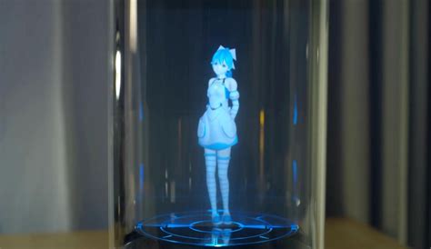 Holographic Wife Offers Intimacy to Single Japanese Men | Holographic, Hologram, Interactive design