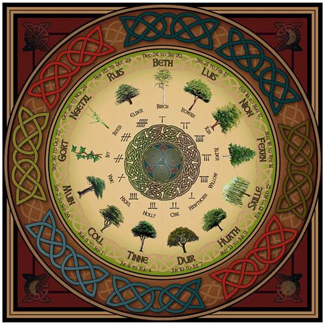 Wheel of the Year | Ogham, Celtic zodiac, Celtic tree calendar