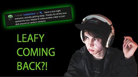 IS THIS THE RETURN OF LEAFY? - YouTube