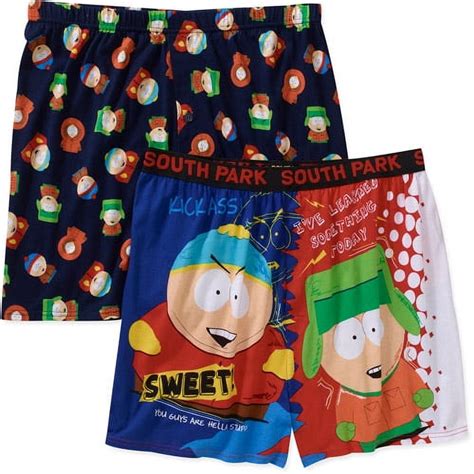 South Park - Big Men's Lic Boxers 2 Pac - Walmart.com