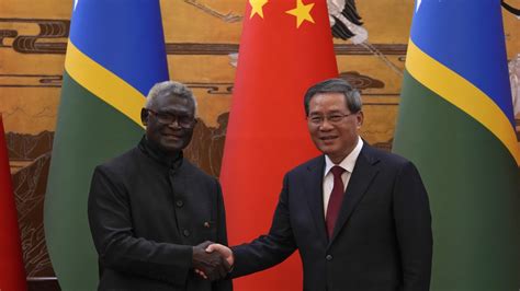 China signs pact with Solomon Islands to boost cooperation on 'law enforcement and security ...