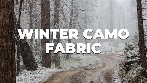 Winter / Snow Camo Patterns - Camo Fabric Depot