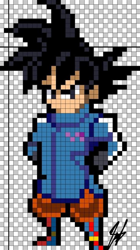 Pixel-GOKU | Dibujos en cuadricula, Dibujos fáciles, Lindos dibujos fáciles