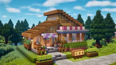 Great Flower Shop Designs in Minecraft - TBM | TheBestMods