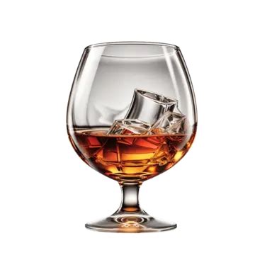 Glass Of Whiskey With Ice Cubes, Glass Of Whiskey, With Ice Cubes, Glass PNG Transparent Image ...