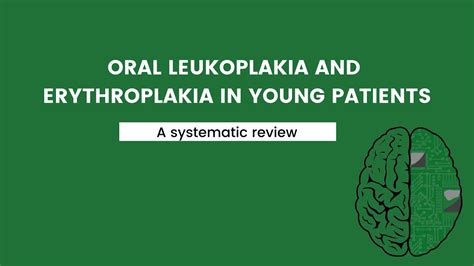 Oral Leukoplakia and Erythroplakia in young patients: a systematic review - YouTube