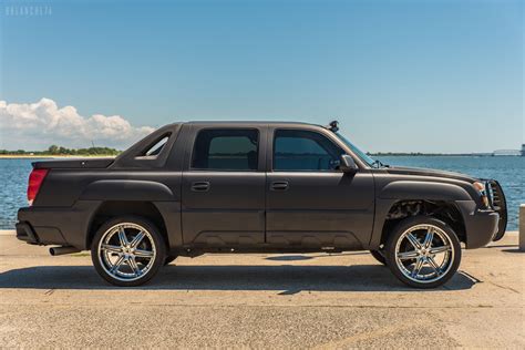 #chevyavalanche #matteblackavalanche #matteblackwrap #vinylWrap Chevy Avalanche Matte Black ...