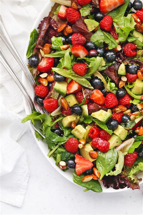 Mixed Berry Salad With Tangy Vinaigrette • One Lovely Life