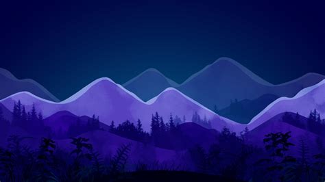 1600x900 Resolution Mountain Minimalist Night 1600x900 Resolution ...