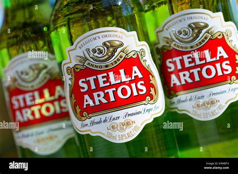 Stella artois beer bottle hi-res stock photography and images - Alamy