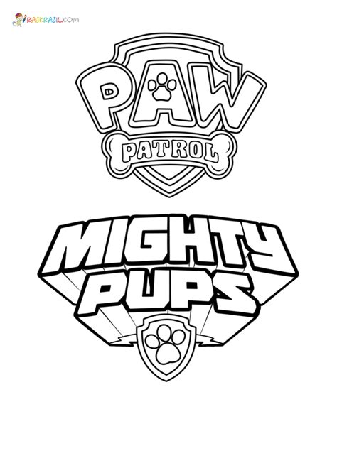 Paw Patrol Logo Coloring Pages