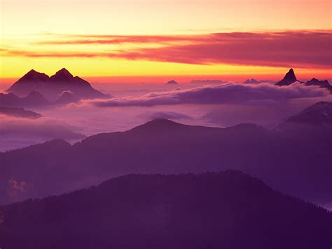 🔥 [0+] Mountain Sunset Wallpapers | WallpaperSafari