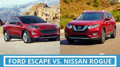 2020 Ford Escape vs. Nissan Rogue | Ford of Dalton