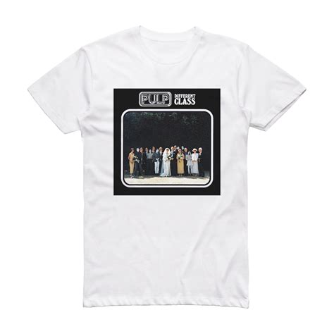 Pulp Different Class Album Cover T-Shirt White – ALBUM COVER T-SHIRTS