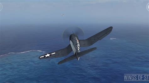 F4U Corsair vs A6M Zero - YouTube