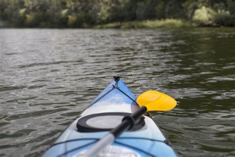 Kayaking on the river. stock image. Image of activity - 77666889