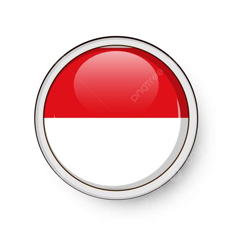 Indonesia Circle Flag Vector, Indonesia Circle Flag, Circle Flag, Indonesia Flag PNG and Vector ...