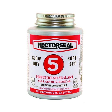 RectorSeal 8 oz. No.5 Pipe Thread Sealant-25551 - The Home Depot