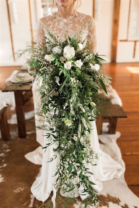 Wedding Bouquets Cascading White Roses / white rose cascading bouquet ...