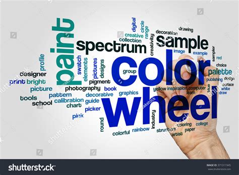 Color Wheel Word Cloud Stock Photo 371311945 | Shutterstock