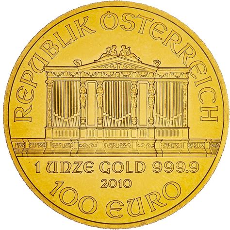 Gold Ounce 2010 Vienna Philharmonic, Coin from Austria - Online Coin Club