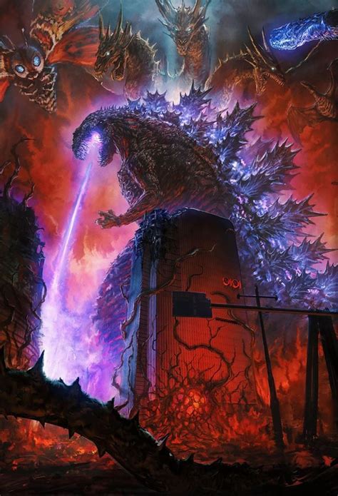 Shin Gojira by Kouji Tajima | シン・ゴジラ - 田島光二‏ * | Godzilla, Godzilla ...