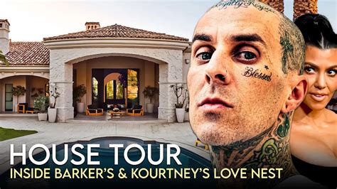 Travis Barker & Kourtney Kardashian | House Tour | $10 Million Calabasas Mansion & More