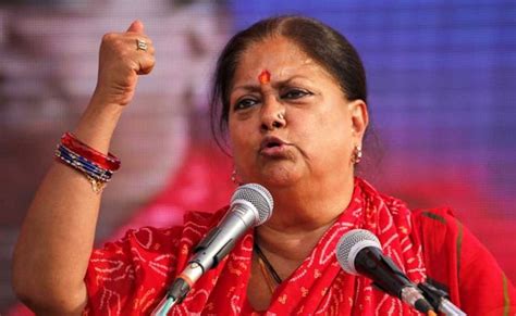 Vasundhara Raje Finds Spot Back On BJP Posters In Rajasthan