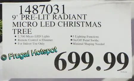 Costco Christmas Trees 7.5', 9', and 12' (2023) | Frugal Hotspot