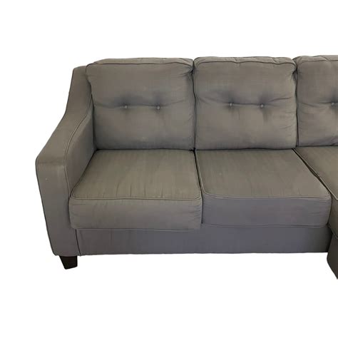 Used Gray Reversible Sectional | OneUp Furniture | Philadelphia, PA