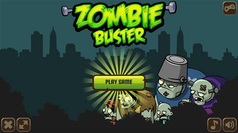 🕹️ Play Zombie Buster Game: Free Online Level Destruction Ricochet ...