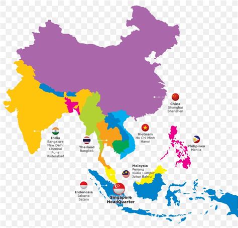 East Asia And Pacific Map