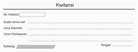 Cara Membuat Desain Kwitansi Yang Elegan Dan Sederhana Tips Mendesain ...