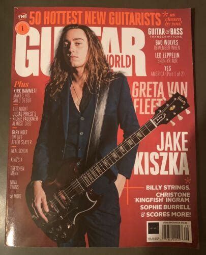 Guitar World Jake Kiszka Greta Van Fleet Cover Magazine September 2022 Vol 43 | #4552277014