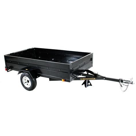 Northstar Trailer 4.5 ft. x 8 ft. Utility Trailer Kit with Rear Loading ...