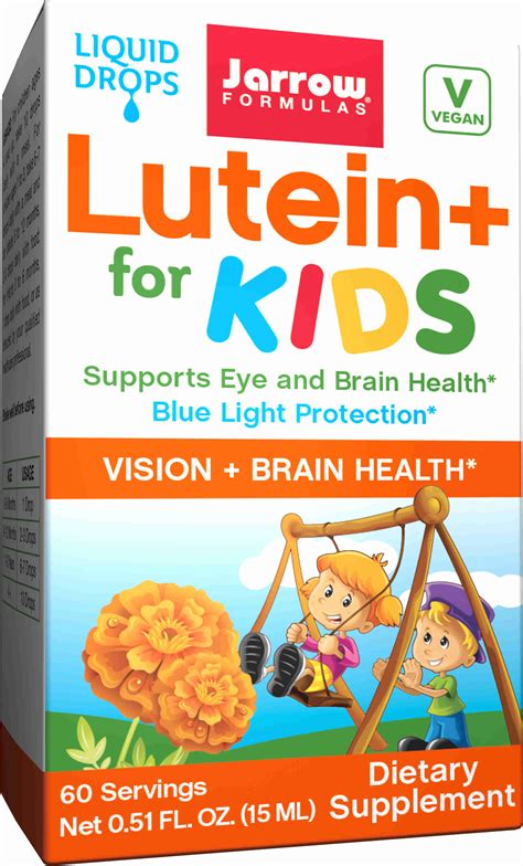 Lutein + for Kids 15ml - liquid lutein zeaxanthin supports eye and brain health of kids | Jarrow ...