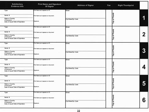 Notary Journal Excel Template