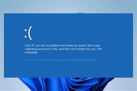 Unexpected Kernel Mode Trap BSoD: Top Fixes - NEXTOFWINDOWS.COM