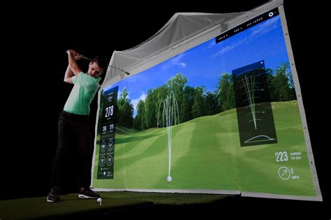 HomeCourse Pro 180 Retractable Golf Simulator Screen - SwingSense