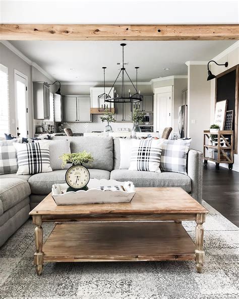 20++ Farmhouse Chic Living Room - PIMPHOMEE