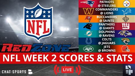 NFL RedZone Live Streaming Scoreboard | NFL Week 2 Scores, Highlights, Stats, News & Analysis ...