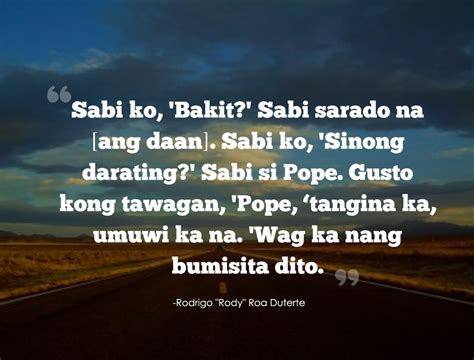 If Rodrigo Duterte Quotes Were Motivational Posters - 8List.ph