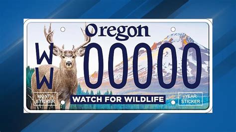 If approved, new Oregon license plate would fund wildlife road-crossing ...