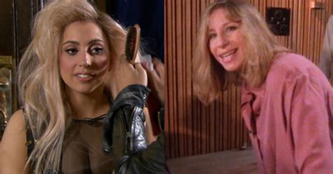 Lady Gaga and Barbra Streisand behind the scenes, decades apart - CBS News