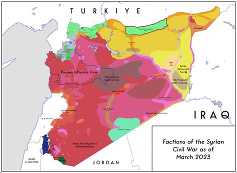 Syrian Civil War (March 2023) [6238 x 4563] : r/warmaps