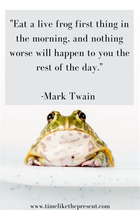 Eat That Frog - Time Like The Present