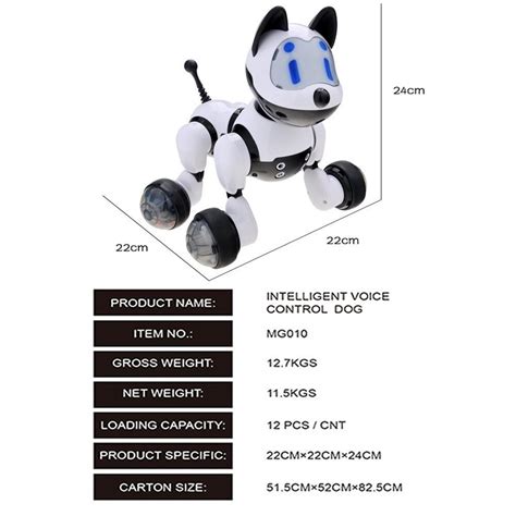 Voice Control Voice Activated Robot Dog Electronic Toy Interactive ...