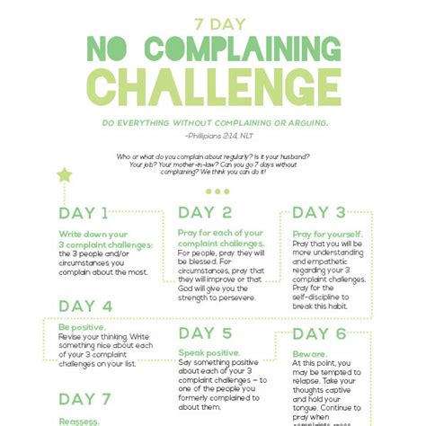 7 Day No Complaining Challenge - iMom